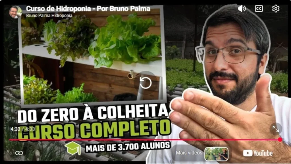 Curso de hidroponia - por Bruno Palma é bom? vale a pena?