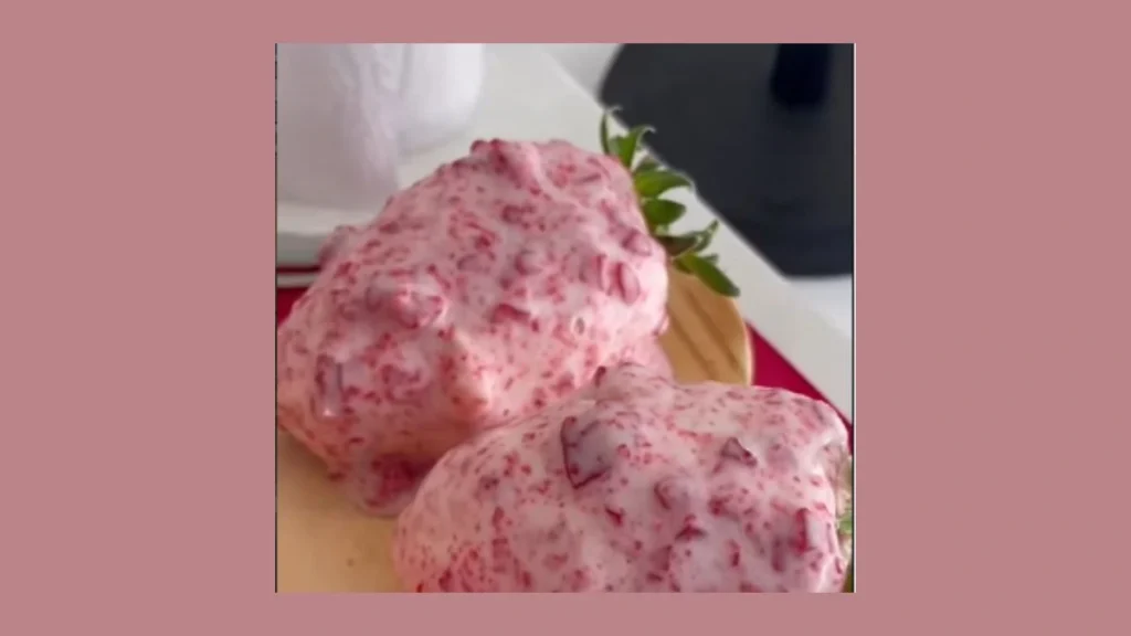 A febre do morango cravejado com Marrara Bortoloti.